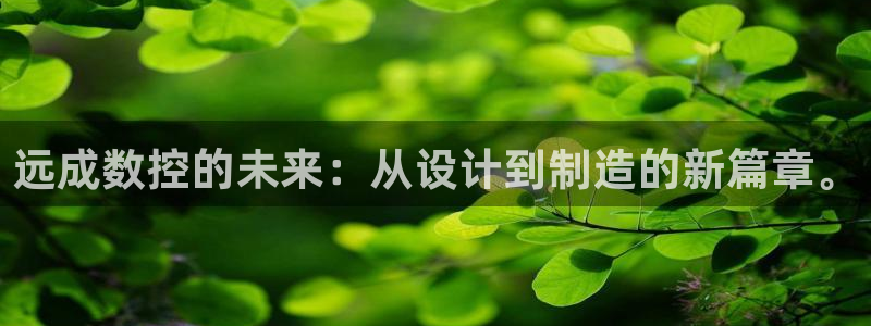 天辰 娱乐 注册:远成数控的未来:从设计到制造的新篇章。